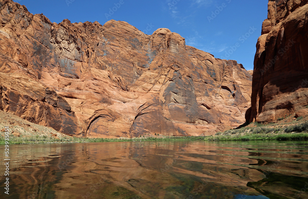 The cliff and the river, Page, Arizona