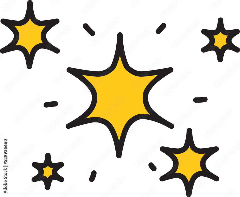 Obraz premium constellation doodle icon