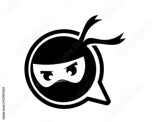Massage shape with ninja inside