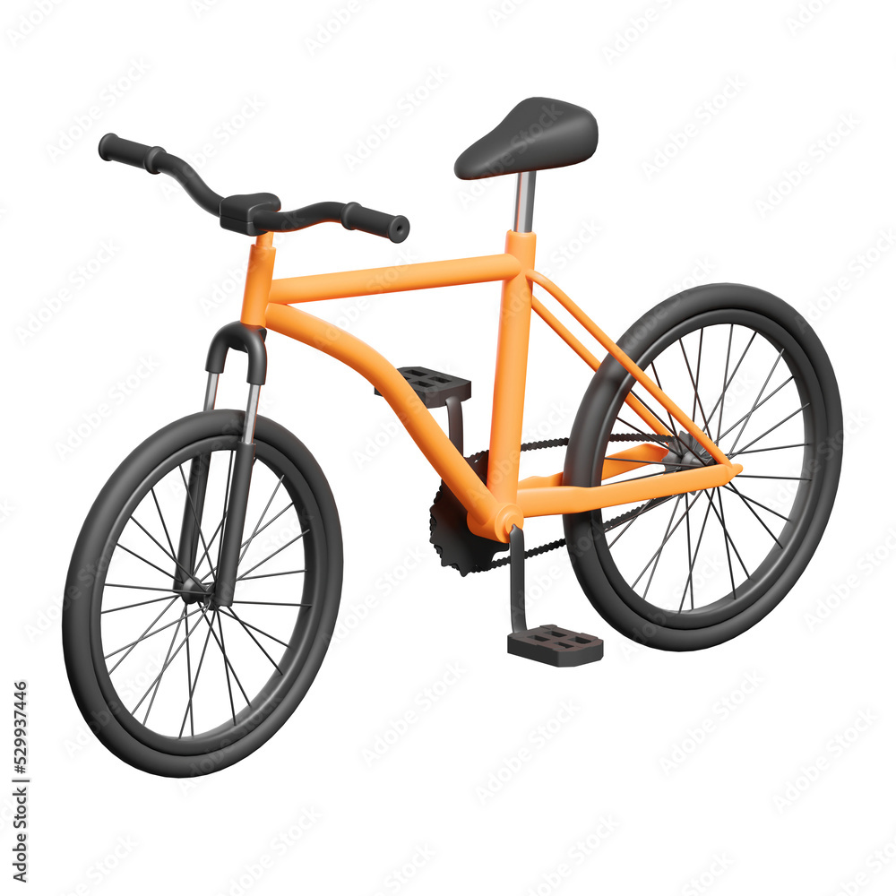 Fototapeta premium bicycle 3d illustration