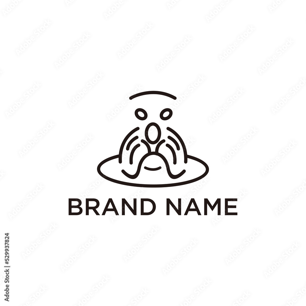 Funny Dog logo icon vector image Funny Dog logo icon vector image