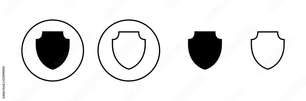 Shield icon vector. Protection icon. Security sign and symbol