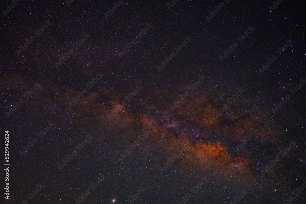 Universe filled with stars and galaxy space ,Milky way galaxy. Night sky with stars.