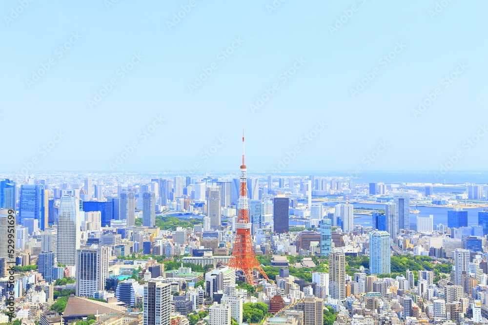 Tokyo Tower, travel, Aerial photography