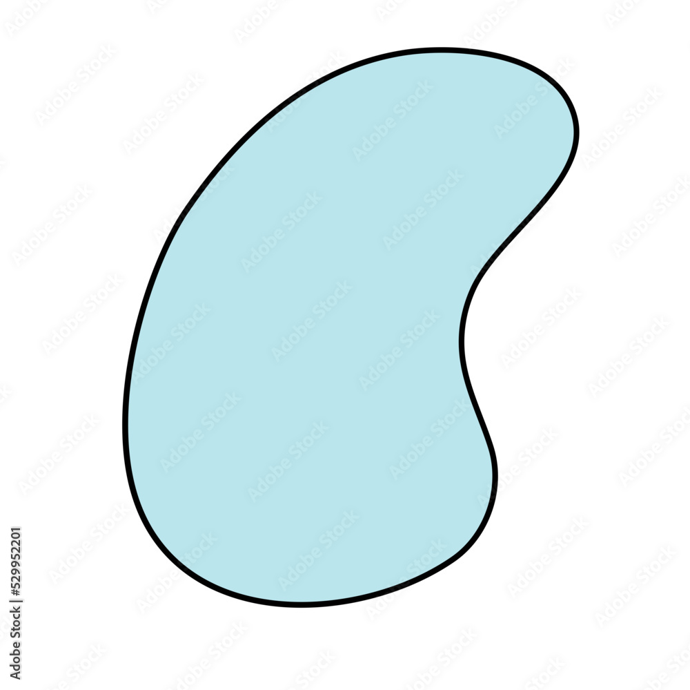 Abstract modern blob shape hand drawn background Abstract modern blob shape hand drawn background