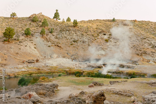 Hot Creek Geological Site Hike in Mammoth Lakes, California 