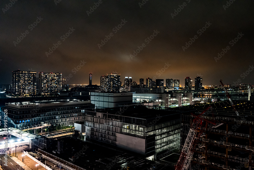 お台場、有明の夜景 お台場、有明の夜景