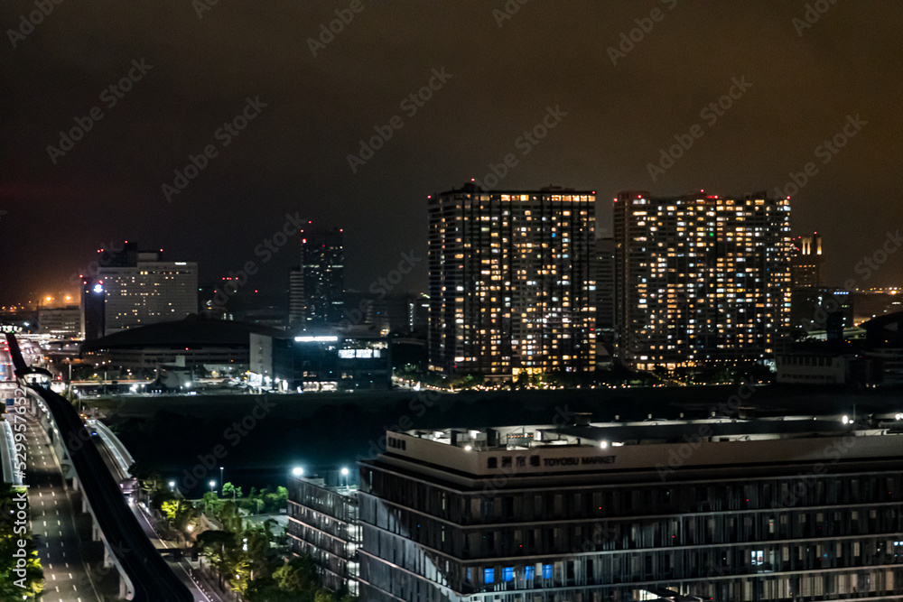 お台場、有明の夜景 お台場、有明の夜景
