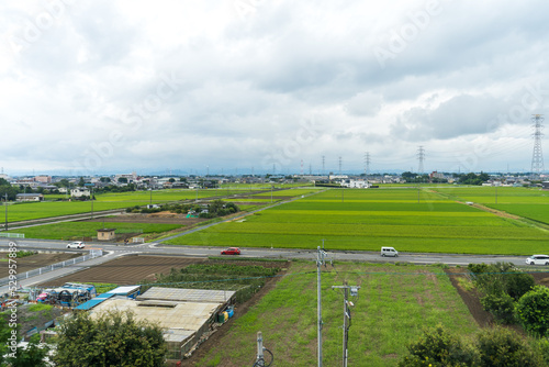 埼玉県熊谷市の田園風景 © miko_neko