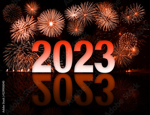 2023 new year red an white ...