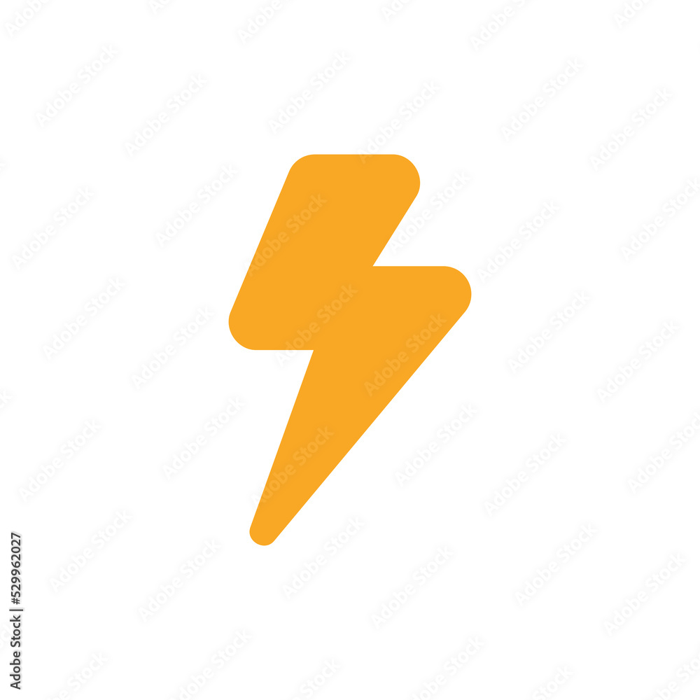 Flash icon in flat style about camera, use for website mobile app presentation Flash icon in flat style about camera, use for website mobile app presentation