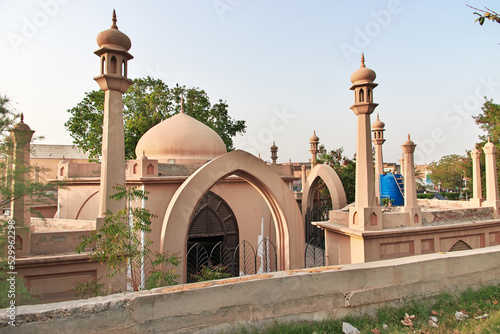 Al-Muzaffar Mosque in Multan, Punjab province, Pakistan photo