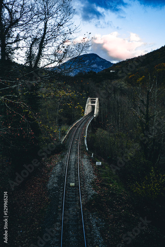 railway in the mountains