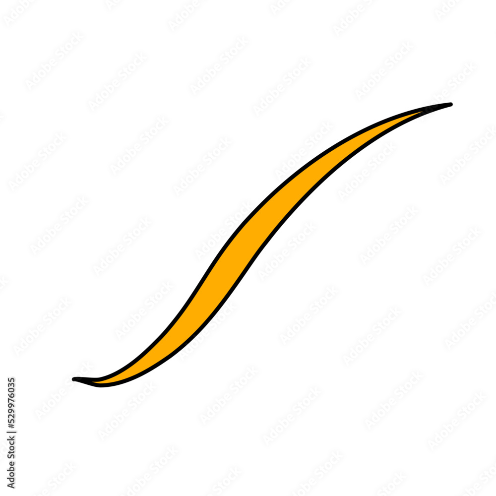 Abstract swish swirl shape hand drawn background Abstract swish swirl shape hand drawn background