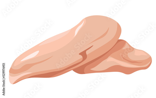Chicken breasts, meat for cooking food dishes