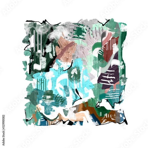 Abstract digital painting
