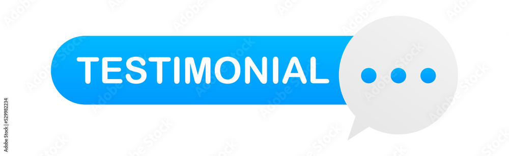 Web testimonial icon design element. Vector stock illustration. Web testimonial icon design element. Vector stock illustration.