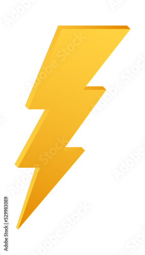 Free Download Lightning bolt. Thunder bolt, lighting strike expertise. Vector stock illustration. - GFXLoad