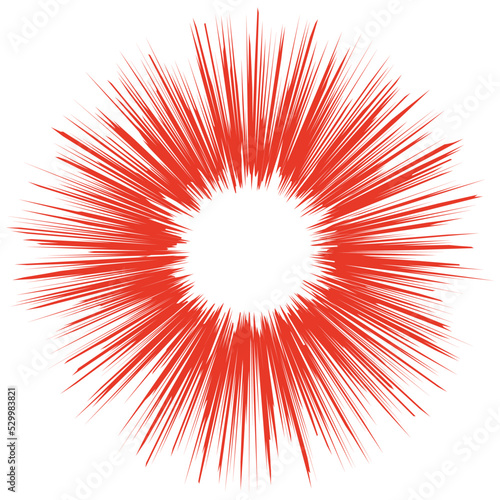 集中線のイラスト素材