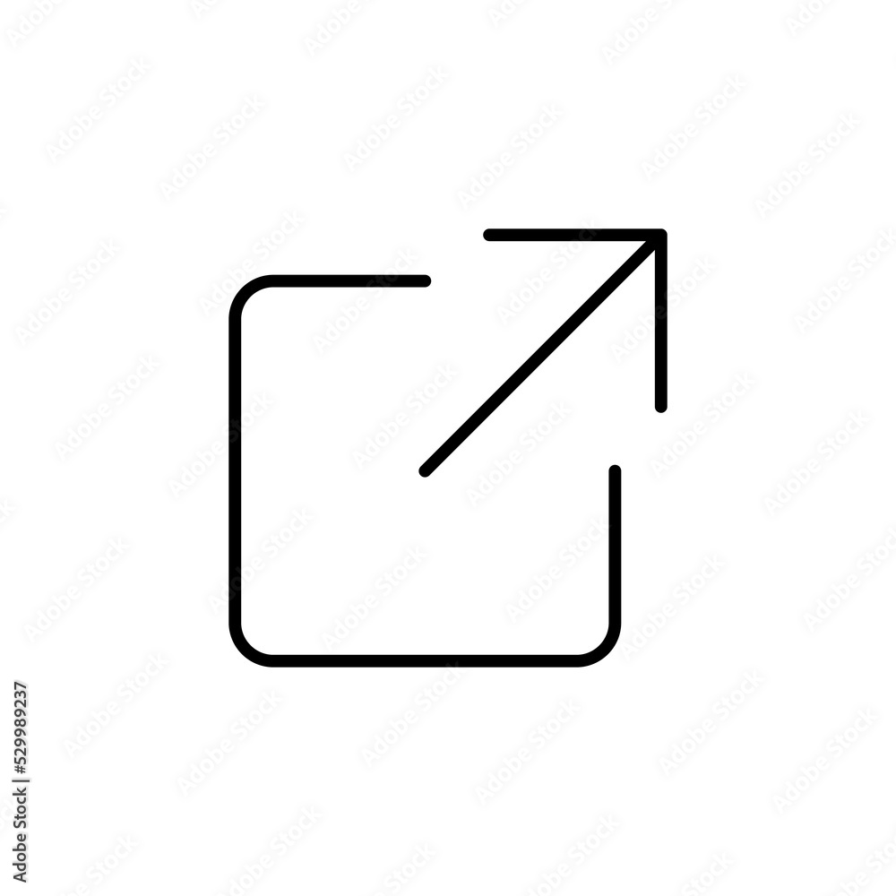 External link icon vector for web and mobile app. link sign and symbol. hyperlink symbol External link icon vector for web and mobile app. link sign and symbol. hyperlink symbol