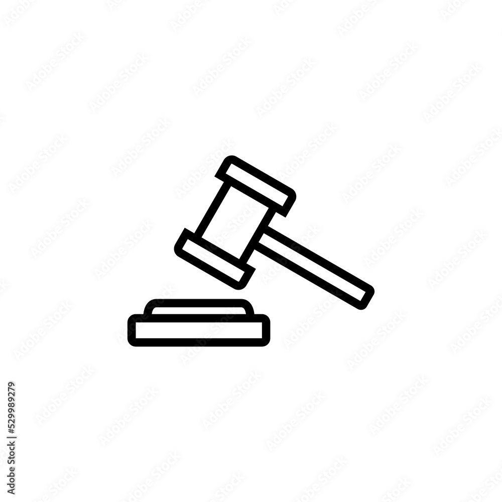 Gavel icon vector for web and mobile app. judge gavel sign and symbol. law icon. auction hammer Gavel icon vector for web and mobile app. judge gavel sign and symbol. law icon. auction hammer