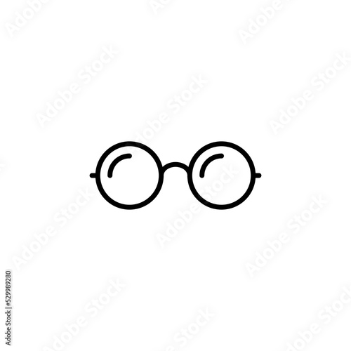 Glasses icon vector for web and mobile app. Glasses sign and symbol