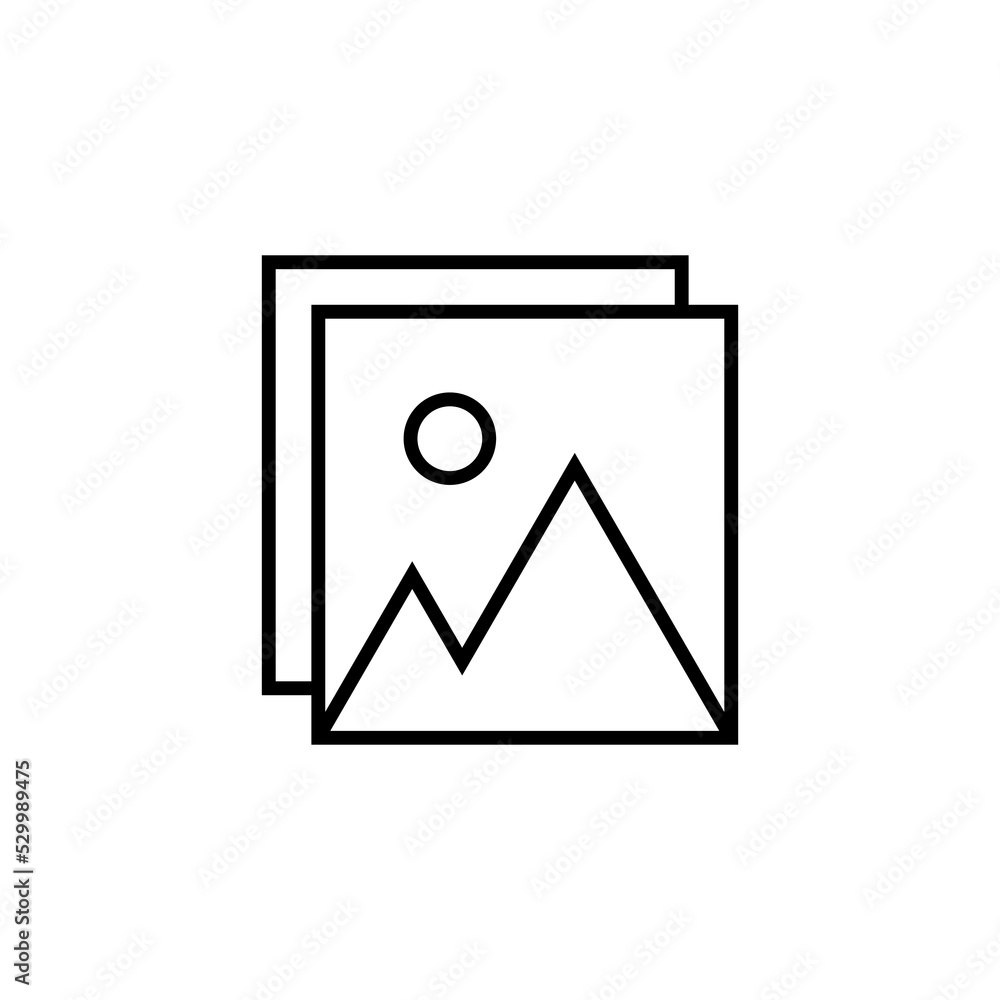 Picture icon for web and mobile app. photo gallery sign and symbol. image icon Picture icon for web and mobile app. photo gallery sign and symbol. image icon