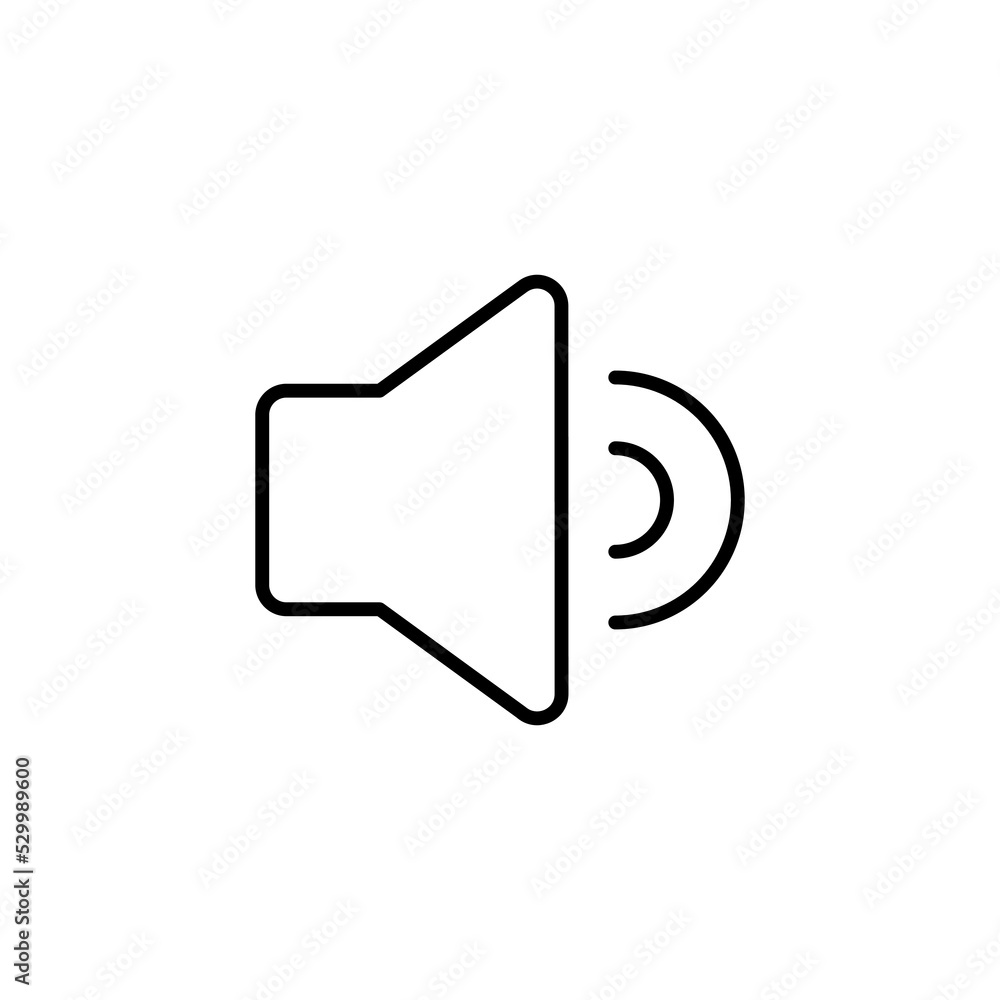 Speaker icon for web and mobile app. volume sign and symbol. loudspeaker icon. sound symbol Speaker icon for web and mobile app. volume sign and symbol. loudspeaker icon. sound symbol