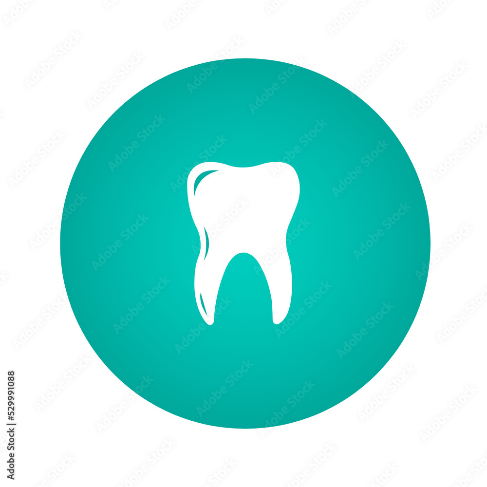 Tooth. Vector image.