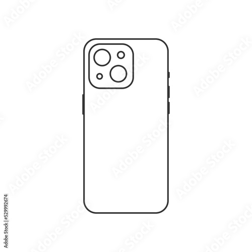 Iphone icon. Gadget symbol modern, simple, vector, icon for website design, mobile app, ui. Vector Illustration