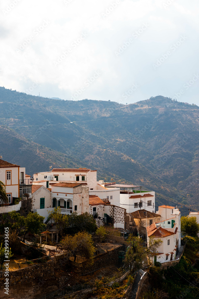 village in the mountains of Tejeda in Gran Canaria