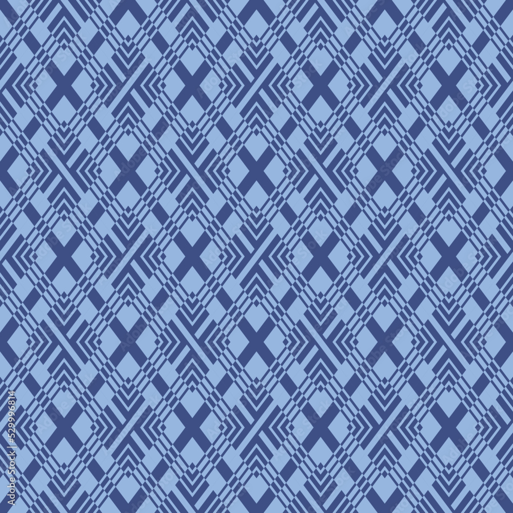 Japanese Diamond Line Vector Seamless Pattern Japanese Diamond Line Vector Seamless Pattern