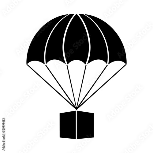 Parachute with cargo photo