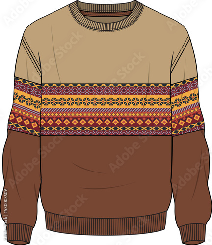 CARDIGAN SWEATER WINTER WEAR VECTOR