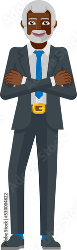 Mature Black Business Man M...
