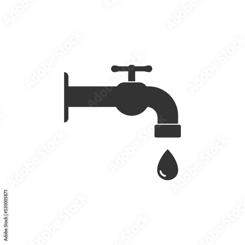 Recycle clean aqua icon. Eco water symbol. Sign plumbing vector.