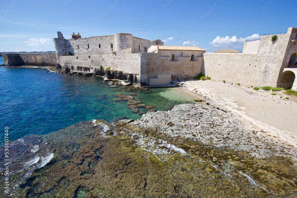 old fortress in Syracuse, Sicily