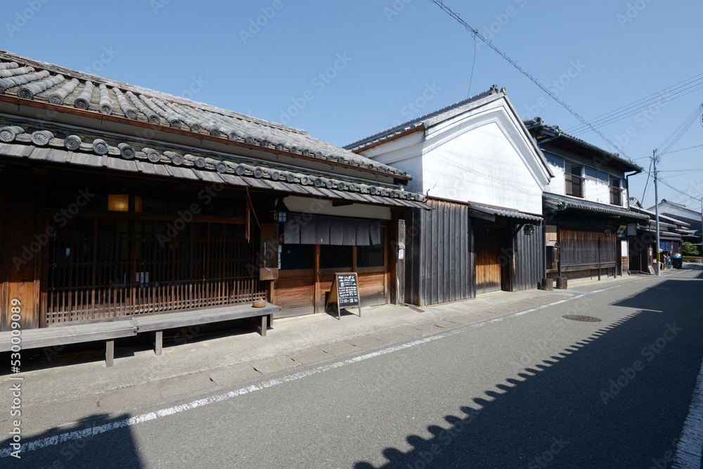 醤油発祥地・湯浅　北町通りの街並み　和歌山県湯浅町