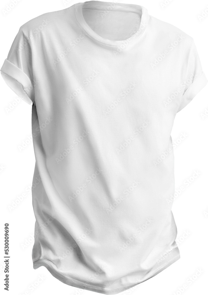 PNG. T-shirt mockup 3d rendering, isolated on transparent background PNG. T-shirt mockup 3d rendering, isolated on transparent background
