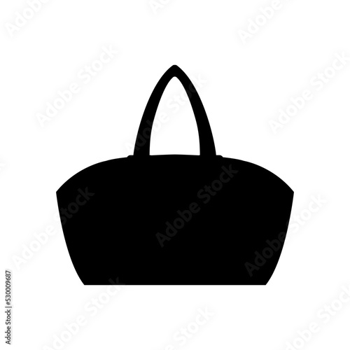 Handbag icon vector. purse ilustration sign. reticule symbol. bag logo. photo