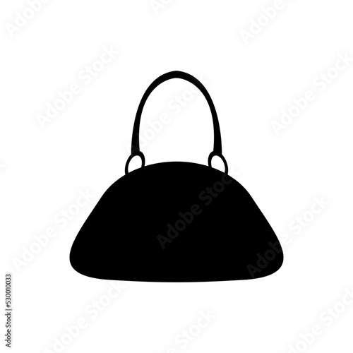 Handbag icon vector. purse ilustration sign. reticule symbol. bag logo.