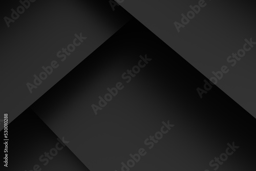 layers of black paper layers abstract background with copy space