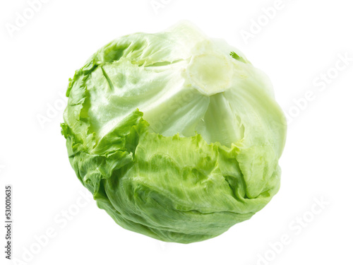 Iceberg lettuce salad head isolated transparent png