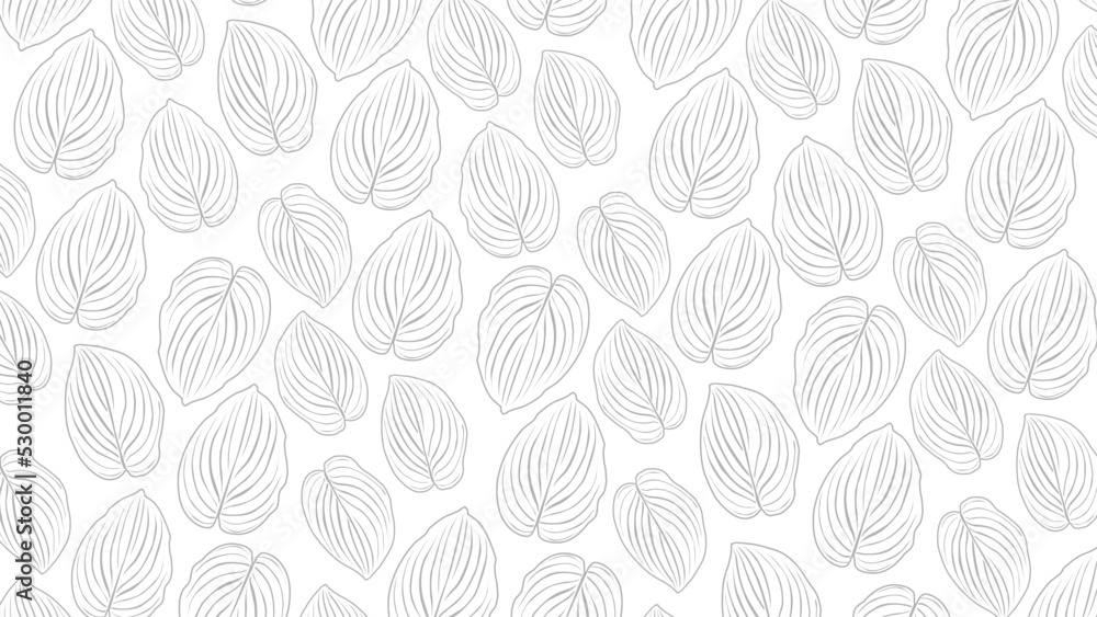outline leaf seamless pattern outline leaf seamless pattern