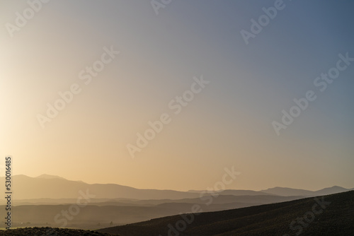 sunset over the mountains © Milad