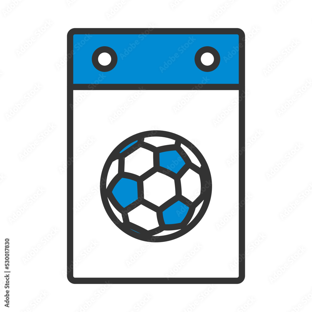 Icon Of Football Calendar Icon Of Football Calendar