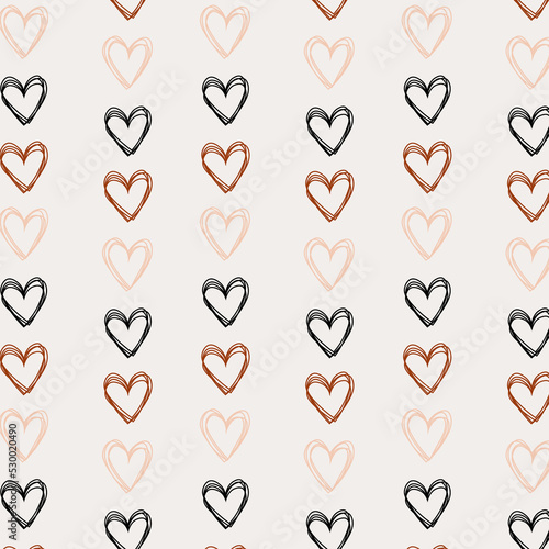 Pattern made from love shape, suitable for wrapping paper, card & fabric.