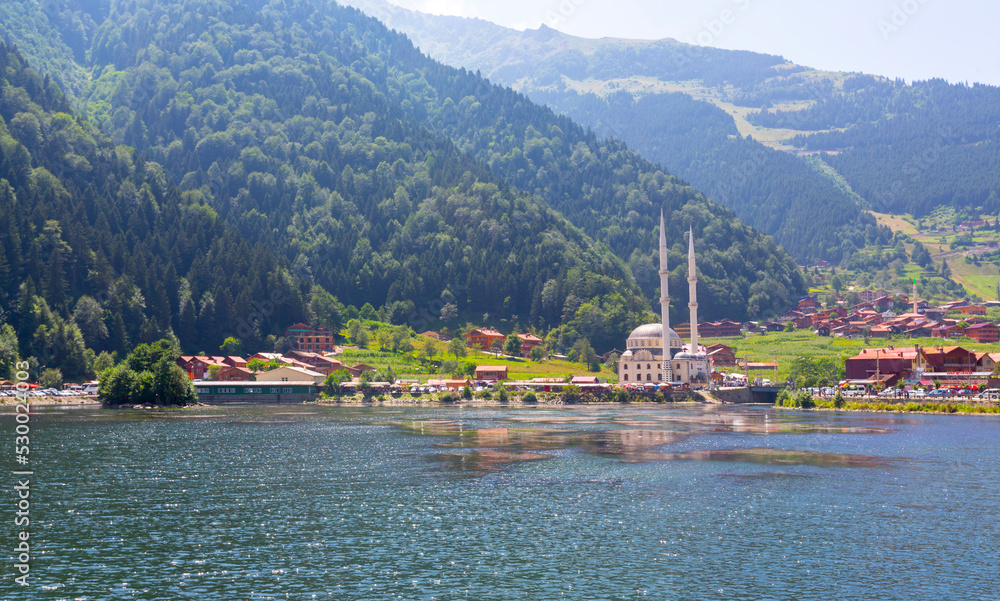 Uzungol lake (Long Lake) is one of the most beautiful lakes in Turkey