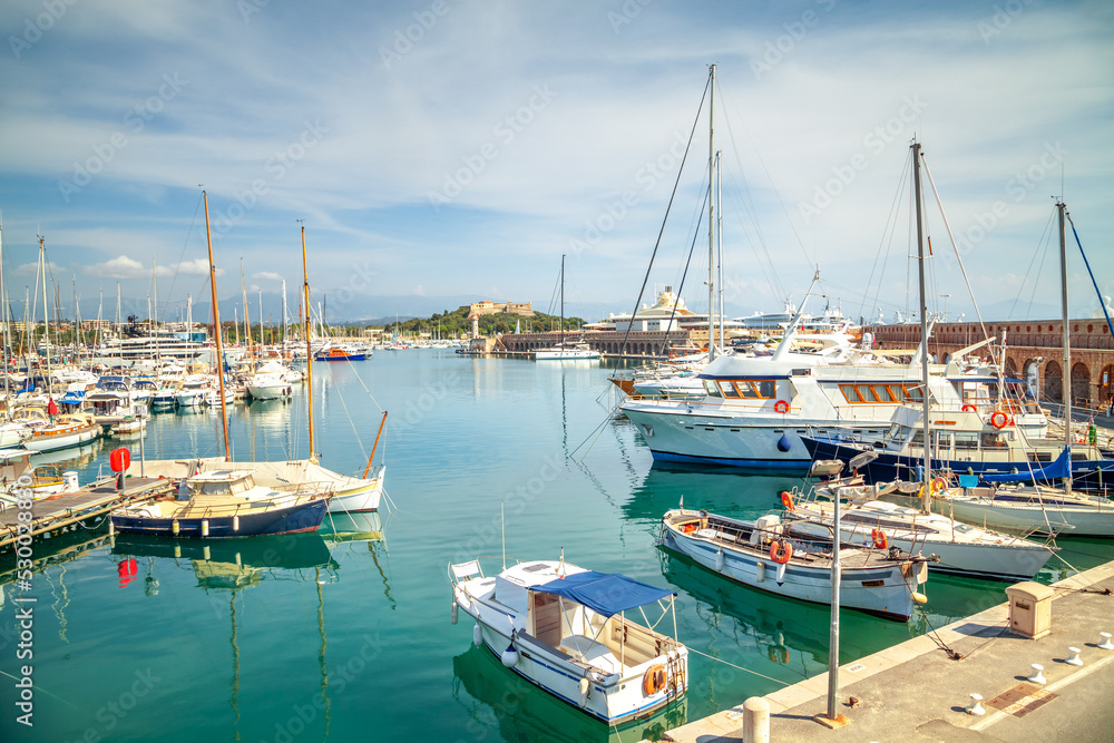 Hafen, Antibes, Frankreich 