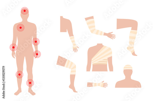 Human limbs trauma